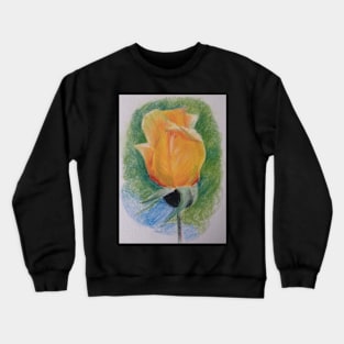 yellow rose Crewneck Sweatshirt